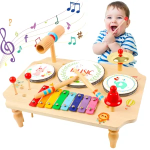 Children's Drum Kit, Multi-in-1 Musical Instruments