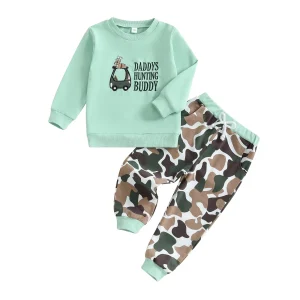 Boys 2-piece Set  Long Sleeve Tee with  Jogger Pants