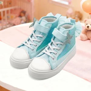 Sparkle Sequins Canvas High Top Sneakers