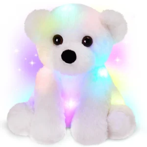 Glowing Little White Bear Plush Toy