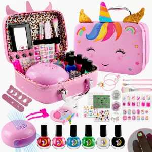 Kids Washable Makeup & Nail Polish Kit
