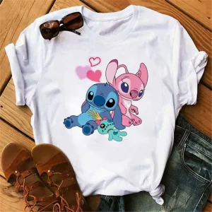 Sweethearts Stitch Disney Loose and Comfortable T-shirt