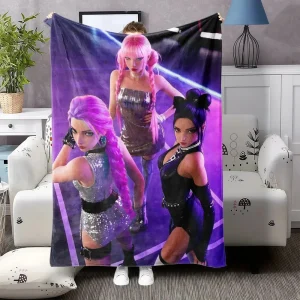 K-Pop Girl Group Flannel Blanket